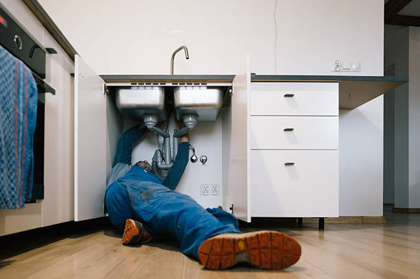 Professional Plumbing technician working in Young America, MN
